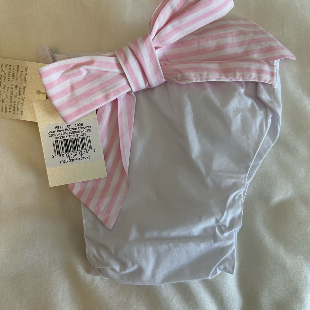 TBBC Bow Bottom Bloomer, NWT size 2T/3T